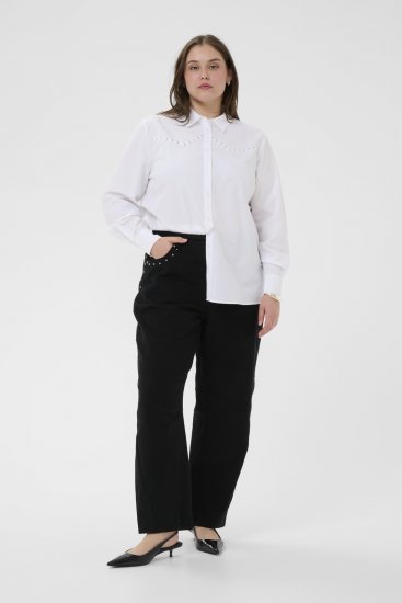 Kaffe Curve Janni Shirt Optical White - Camicie - 