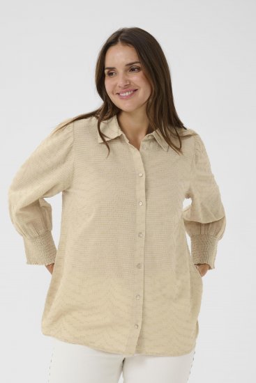 Kaffe Curve Penelopia Shirt Feather Grey - Camicie - 