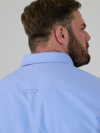 D555 Richard Camicia Oxford A Maniche Lunghe TALL Azzurro Cielo - TALL camicie - 