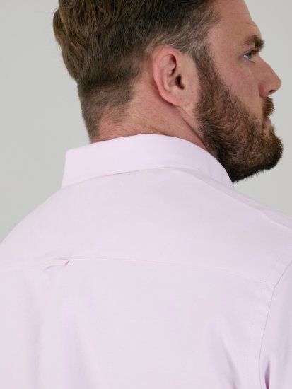 D555 Richard Camicia Oxford A Maniche Lunghe TALL Rosa - TALL camicie - 