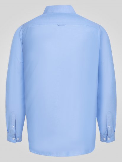 D555 Richard Camicia Oxford A Maniche Lunghe TALL Azzurro Cielo - TALL camicie - 