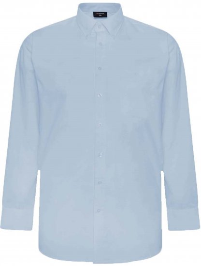 Espionage SH150 Plain Long Sleeve Shirt Blue - Camicie a maniche lunghe - 