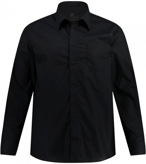 JP1880 Comfort Fit with Chest Pocket Shirt TALL Black - TALL camicie - 