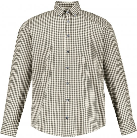 JP1880 Shirt Checked Traditional Long Sleeve Olive Green - Abbigliamento da festa - Abbigliamento da festa – Per festeggiare con stile e comodità