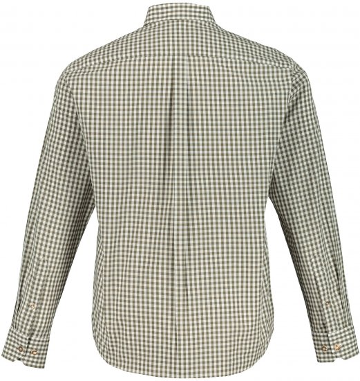 JP1880 Shirt Checked Traditional Long Sleeve Olive Green - Abbigliamento da festa - Abbigliamento da festa – Per festeggiare con stile e comodità