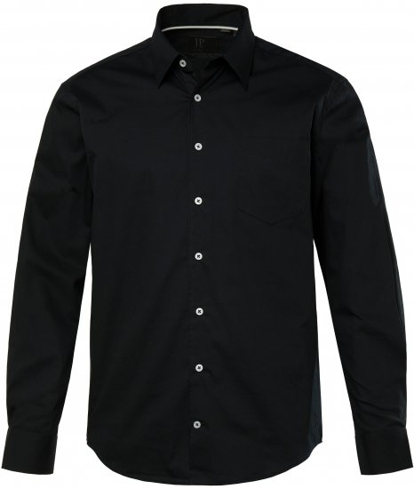 JP1880 Shirt Long Sleeve Modern Fit Black TALL - ABBIGLIAMENTO UOMO MT-6XLT - Taglie Tall Uomo