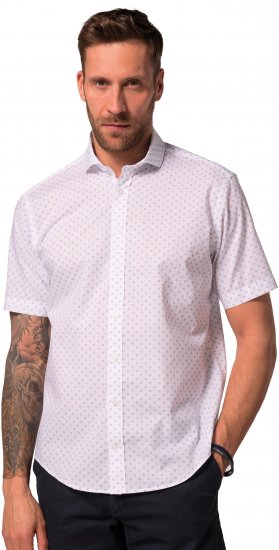 JP1880 Business Modern Fit Short Sleeve Shirt TALL Off-White - TALL camicie - 