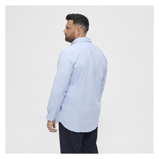 North Latitude Oxford Shirt Light Blue - Camicie - Camicie Taglie Forti Uomo