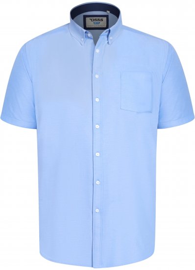 D555 James Camicia Oxford A Maniche Corte TALL Azzurro Cielo - TALL camicie - 