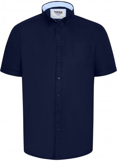 D555 James Camicia Oxford A Maniche Corte TALL Blu Navy - TALL camicie - 