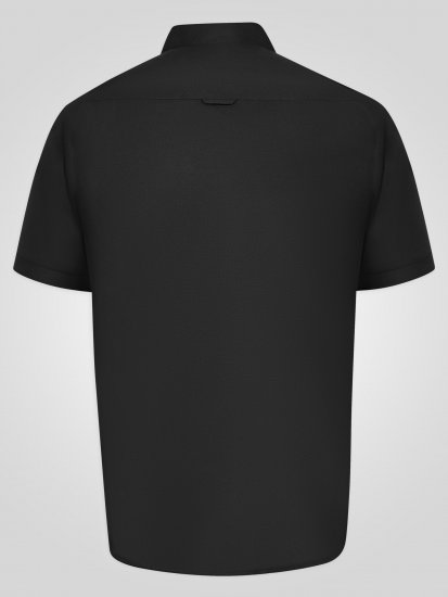 D555 James Camicia Oxford A Maniche Corte TALL Nera - TALL camicie - 
