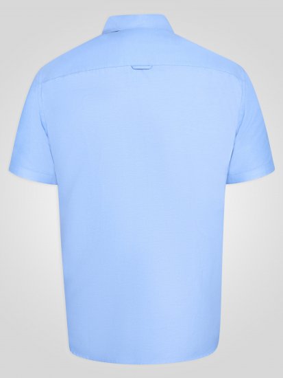 D555 James Camicia Oxford A Maniche Corte TALL Azzurro Cielo - TALL camicie - 