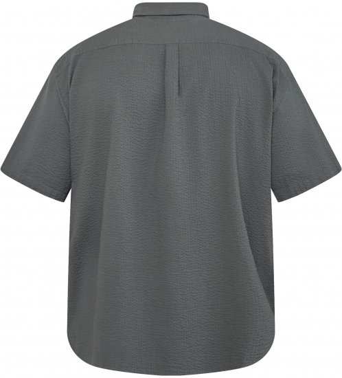 North Latitude 61306 Overshirt a Maniche Corte Verde Scuro - Camicie - Camicie Taglie Forti Uomo