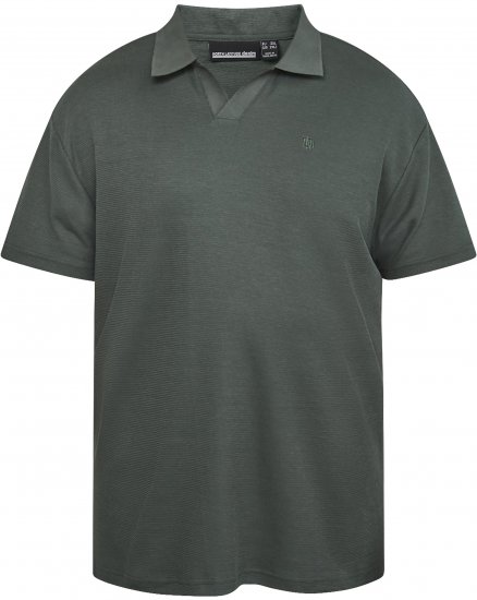 North Latitude 61346 Polo Scollo a V Verde Scuro - Polo - Polo Uomo Taglie Forti
