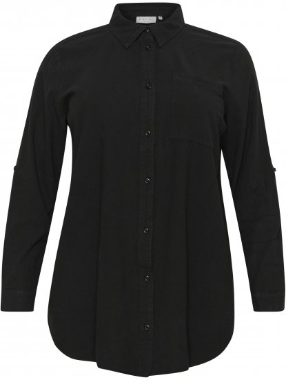Kaffe Curve Nana Tunica Camicia Nero Profondo - Camicie e tuniche - 