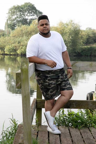 D555 Kody Camo Printed Swimshorts Khaki - Costumi da bagno - Costumi da Bagno Uomo Taglie Forti