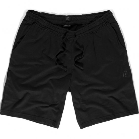 JP1880 Shorts Elastic Waistband Black - Shorts - Pantaloncini Uomo Taglie Forti