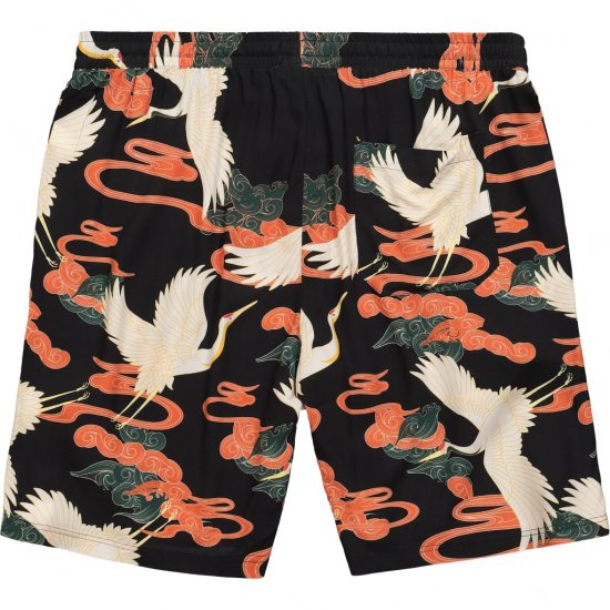 JP1880 Bermuda Shorts Floral All-over Print Black - Shorts - Pantaloncini Uomo Taglie Forti