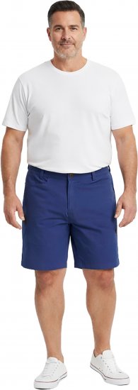 Dobsom Nebraska Pantaloncini Blu - Shorts - Pantaloncini Uomo Taglie Forti