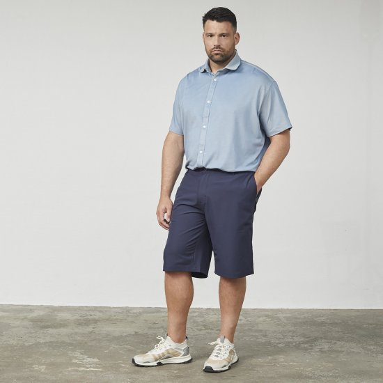 North Latitude Cool Effect Comfort Fit Shorts Blue - Shorts - Pantaloncini Uomo Taglie Forti