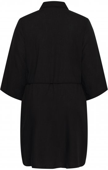 Kaffe Curve Mille Short Shirt Dress Black Deep - Vestiti mini - 
