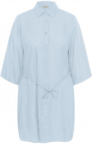 Kaffe Curve Mille Short Shirt Dress Nantucket Breeze Blue - Vestiti mini - 