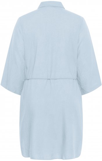 Kaffe Curve Mille Short Shirt Dress Nantucket Breeze Blue - Vestiti mini - 