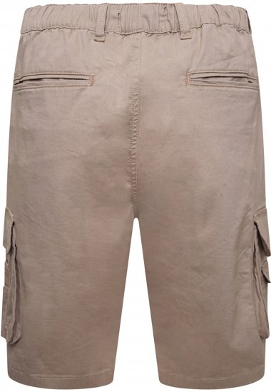 Kam Jeans 3404 Cargo Shorts Beige - Shorts - Pantaloncini Uomo Taglie Forti
