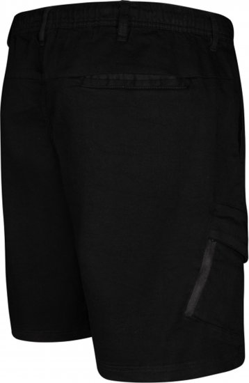 Espionage LW166 Cargo Shorts Black - Shorts - Pantaloncini Uomo Taglie Forti