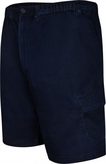 Espionage LW166 Cargo Shorts Indigo - Shorts - Pantaloncini Uomo Taglie Forti