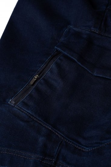 Espionage LW166 Cargo Shorts Indigo - Shorts - Pantaloncini Uomo Taglie Forti
