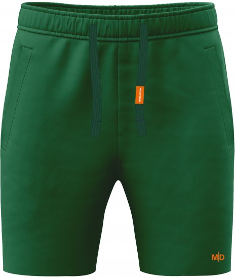 Motley Denim Paris Sweatshorts Racing Green - Pantaloni & pantaloncini tuta - Pantaloni Tuta Uomo Taglie Forti