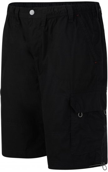 Espionage ST042 Cargo Shorts Black - Shorts - Pantaloncini Uomo Taglie Forti