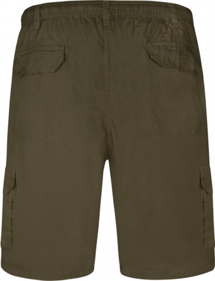 Espionage ST042 Cargo Shorts Olive - Shorts - Pantaloncini Uomo Taglie Forti