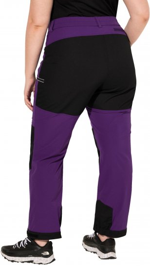 Ulla Popken HYPRAR Multifunctional Durable Inset Trekking Pants Plum - Jeans & Pantaloni Donna Taglie Comode – Plus Size - Jeans e Pantaloni Donna, EU 42-70