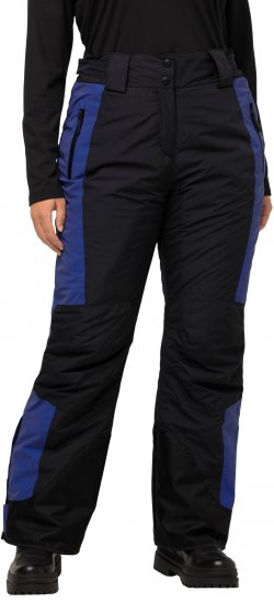 Ulla Popken Ski Pants Reflector Waterproof Velcro Closure Snow Gaiter Black - Jeans & Pantaloni Donna Taglie Comode – Plus Size - Jeans e Pantaloni Donna, EU 42-70