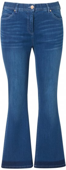 Ulla Popken Stretch Fit Bootcut Jeans Blue Denim - Jeans & Pantaloni Donna Taglie Comode – Plus Size - Jeans e Pantaloni Donna, EU 42-70