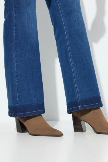 Ulla Popken Stretch Fit Bootcut Jeans Blue Denim - Ulla Popken - Abbigliamento Taglie Forti Ulla Popken