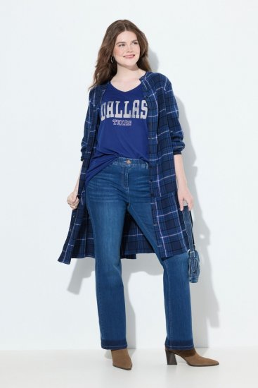 Ulla Popken Stretch Fit Bootcut Jeans Blue Denim - Ulla Popken - Abbigliamento Taglie Forti Ulla Popken