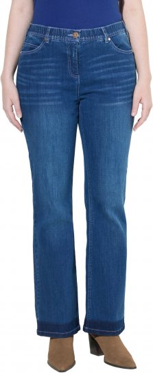 Ulla Popken Stretch Fit Bootcut Jeans Blue Denim - Jeans & Pantaloni Donna Taglie Comode – Plus Size - Jeans e Pantaloni Donna, EU 42-70