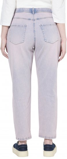 Ulla Popken Dyed Stretch Fit Boyfriend Jeans Light Light Blue Denim - Jeans & Pantaloni Donna Taglie Comode – Plus Size - 