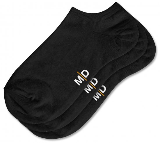 Motley Denim William Confezione da 3 calzini corti Nero - Intimo & costumi da bagno - Intimo Taglie Forti Uomo