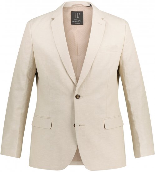 JP1880 Kos Linen Blend Jacket Sand - Abiti - Abiti da Uomo Taglie Forti