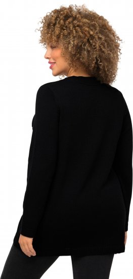 Ulla Popken Gingerbread Man Christmas Sweater Black - Felpe & felpe con cappuccio - 