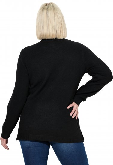 Ulla Popken Whimsical Holiday Sweater Black - Felpe & felpe con cappuccio - Felpe, Hoodie e Maglieria Calda