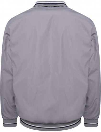 Kam jeans 444 Premium Harrington Jacket Silver - Giubbotti - Giubbotti Uomo Taglie Forti