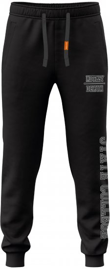 Motley Denim Lyon Sweatpants Black - Pantaloni & pantaloncini tuta - Pantaloni Tuta Uomo Taglie Forti