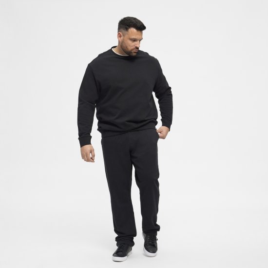 North Latitude Sweatpants Black - Pantaloni & pantaloncini tuta - Pantaloni Tuta Uomo Taglie Forti