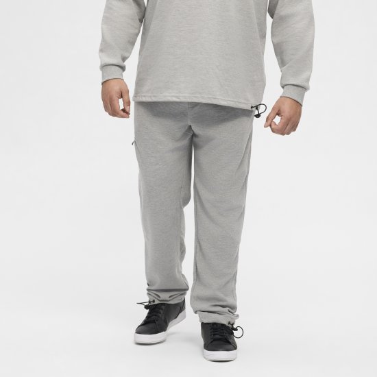 North Latitude Ottoman Sweatpants Mid Grey - Pantaloni & pantaloncini tuta - Pantaloni Tuta Uomo Taglie Forti