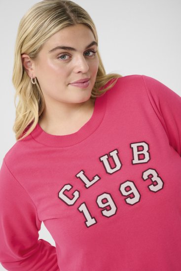 Kaffe Curve Violi Sweatshirt Raspberry Pink - Felpe - 
